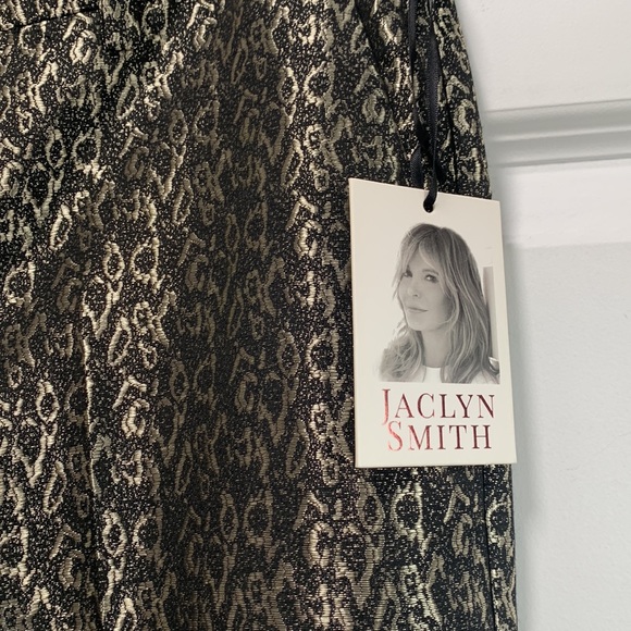 Brand new with tags animal metallic brocade Jaclyn Smith trousers - Picture 3 of 13